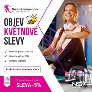 Oslav s námi Světový den pohybu, jak jinak než pohybem 💪😍 Navíc po celý květen najdeš na našem eshopu plno atraktivních...